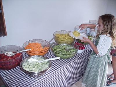 Salate zur Auswahl