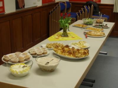 Ein abwechslungsreiches Buffet