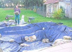 Teichbau